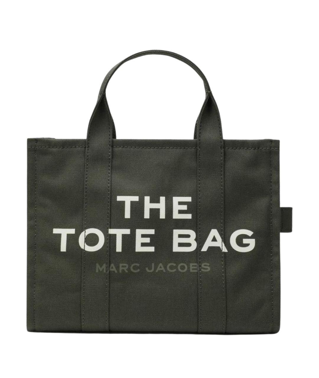 MARC JACOBS Зеленая хлопковая сумка тоут, фото 1