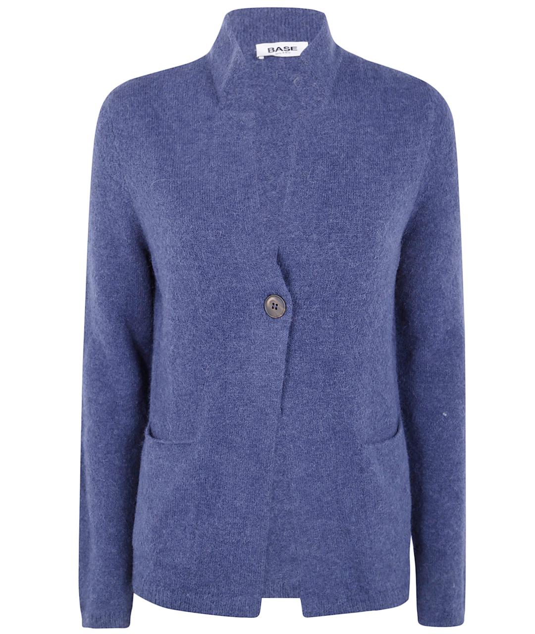 BASE Синий шерстяной джемпер / свитер, фото 1