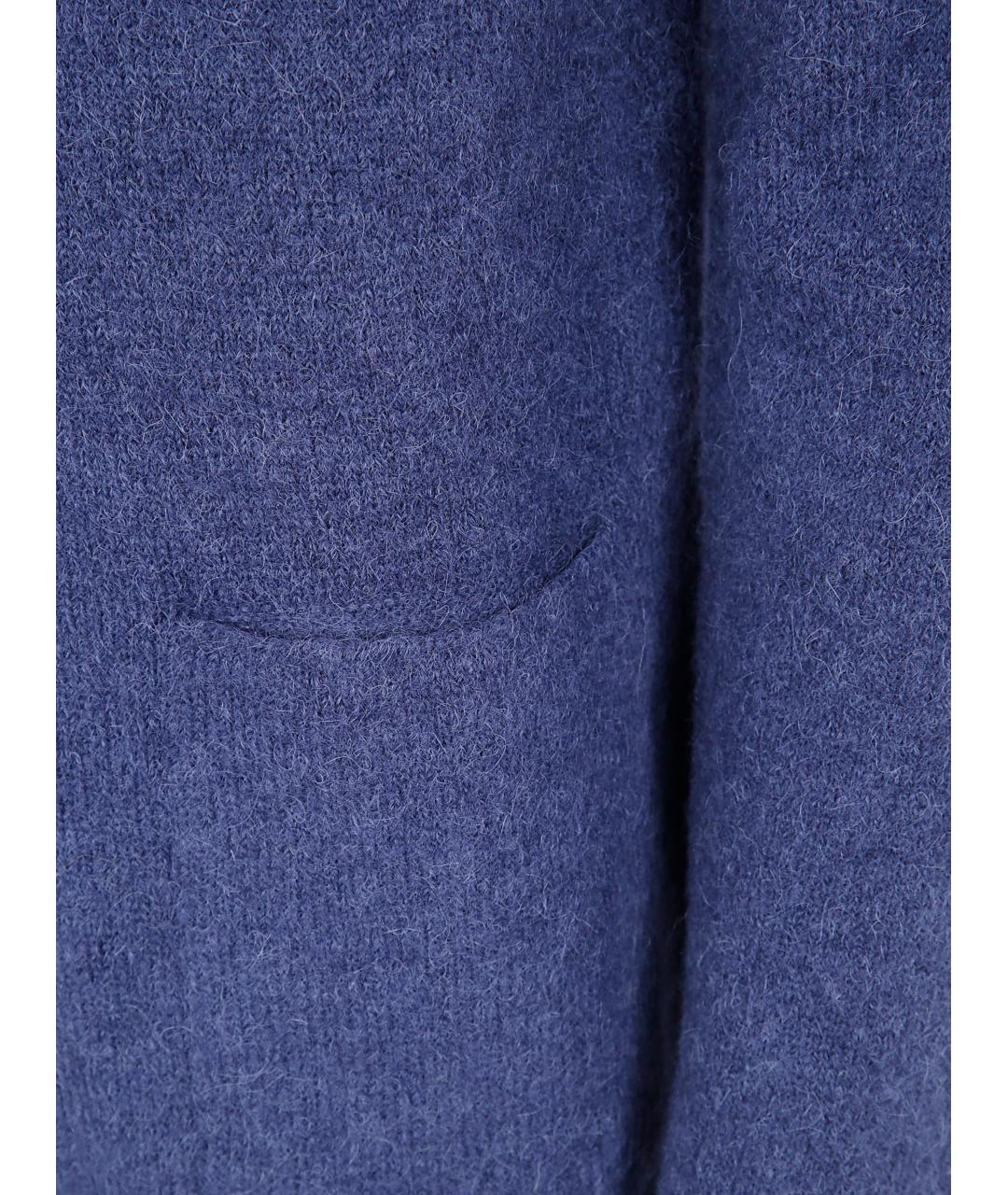 BASE Синий шерстяной джемпер / свитер, фото 3