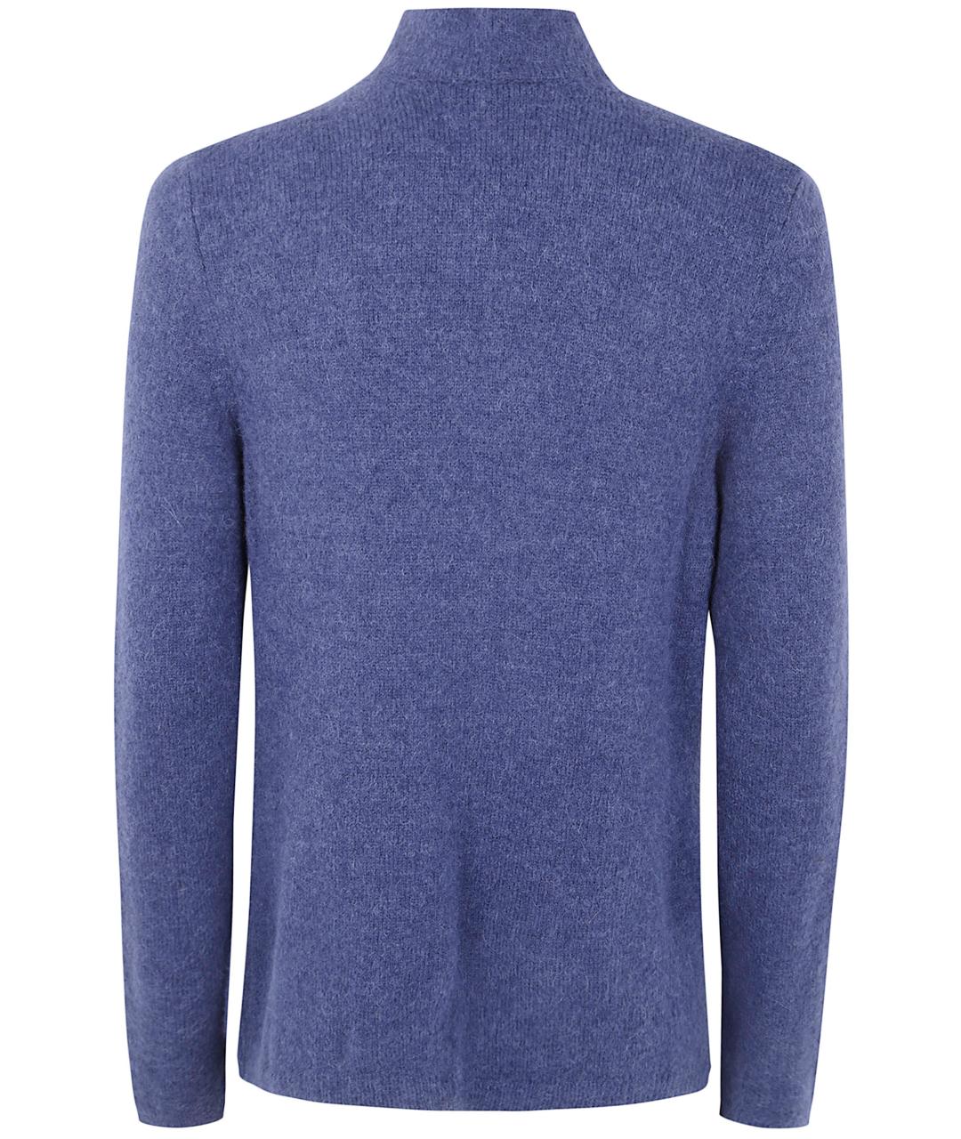BASE Синий шерстяной джемпер / свитер, фото 2