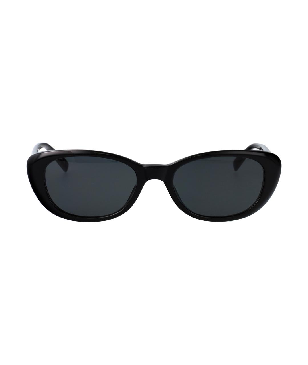 SAINT LAURENT Черные пластиковые солнцезащитные очки, фото 1