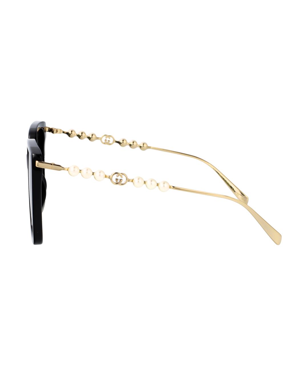 GUCCI Черные пластиковые солнцезащитные очки, фото 3