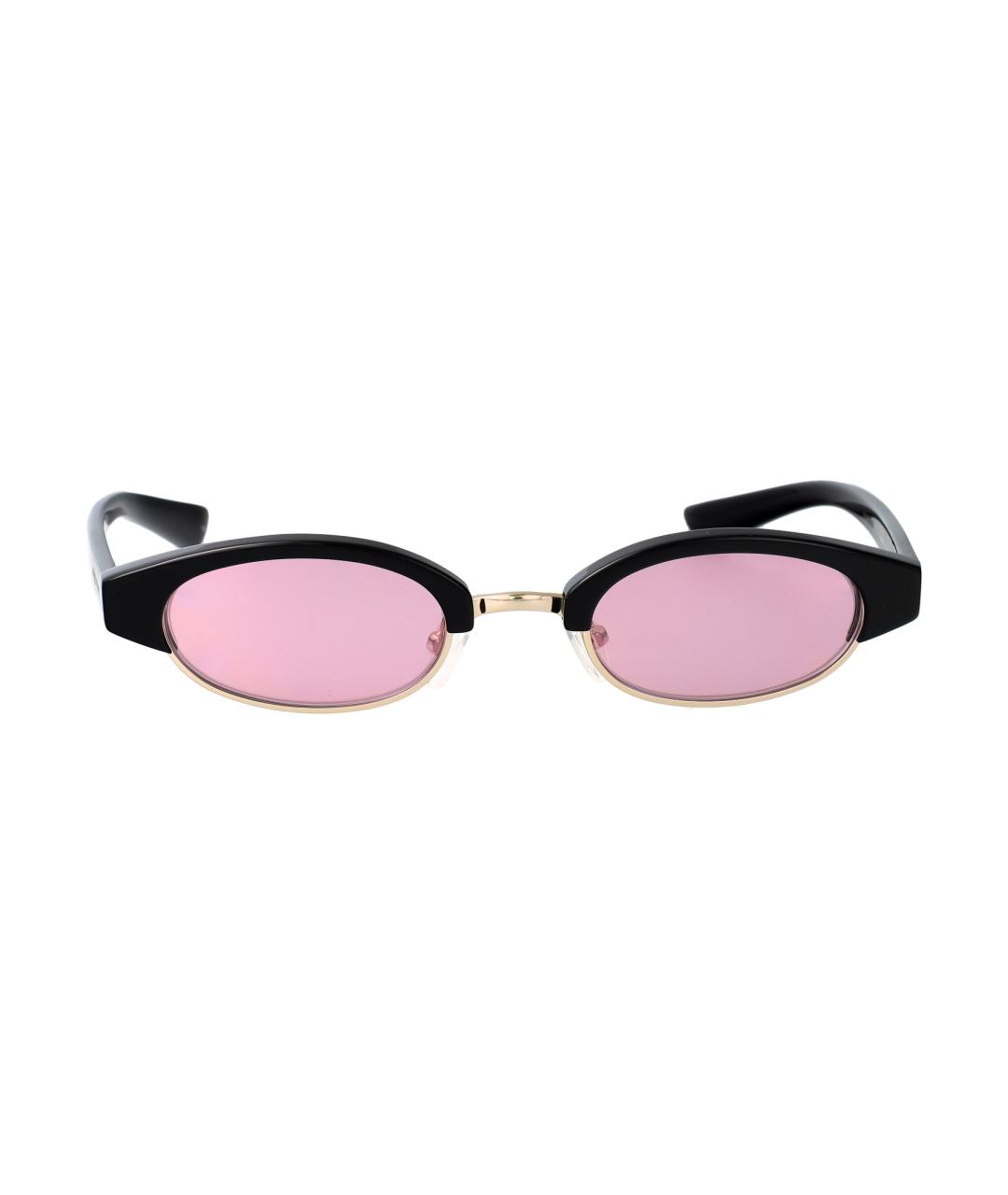 ALEXANDER MCQUEEN Розовые пластиковые солнцезащитные очки, фото 1
