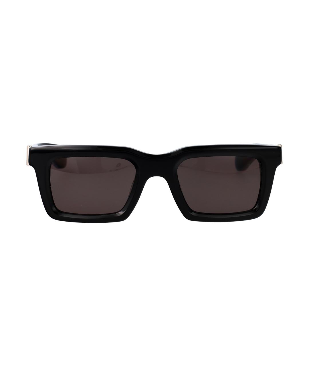 ALEXANDER MCQUEEN Черные пластиковые солнцезащитные очки, фото 1