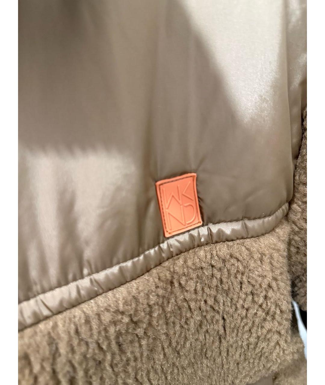 WEEKEND MAX MARA Коричневая шерстяная шуба, фото 6