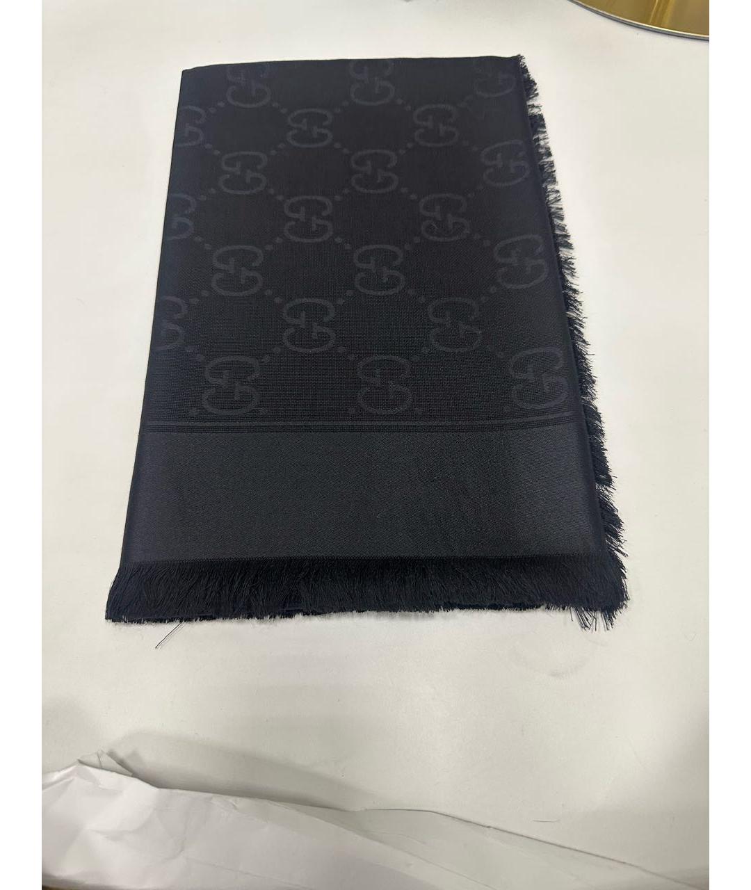 GUCCI Черный платок, фото 8