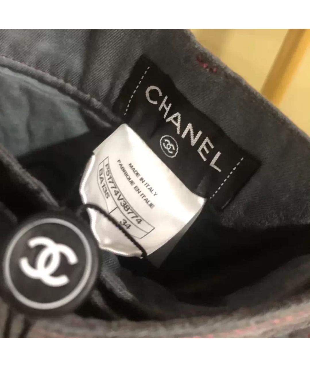 CHANEL Темно-синие шорты, фото 5
