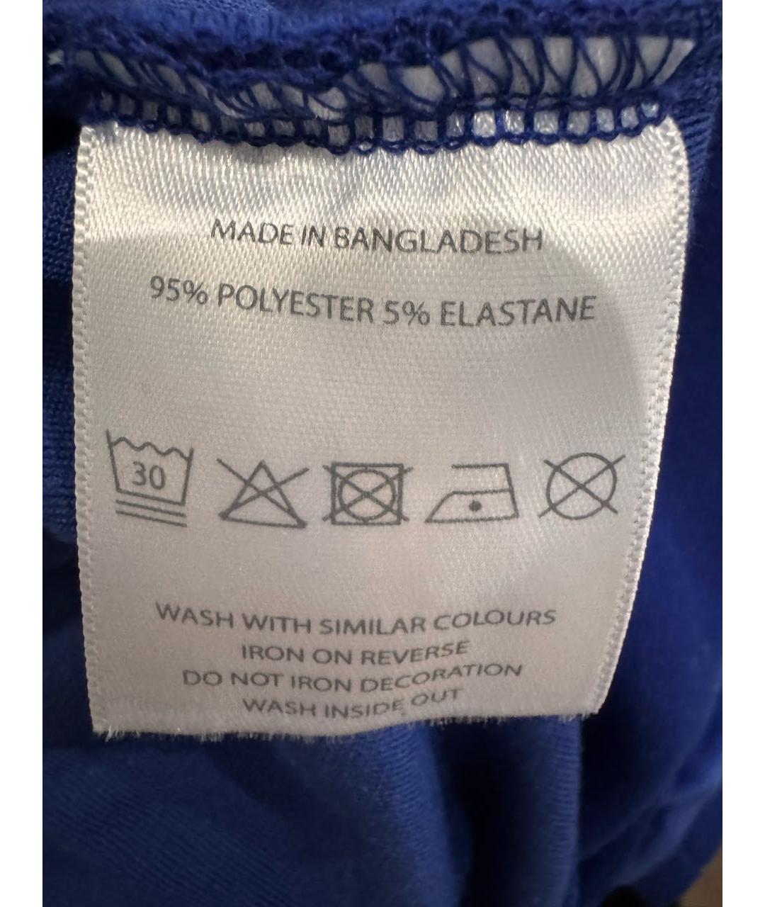 JUICY COUTURE Синяя полиэстеровая блузы, фото 6