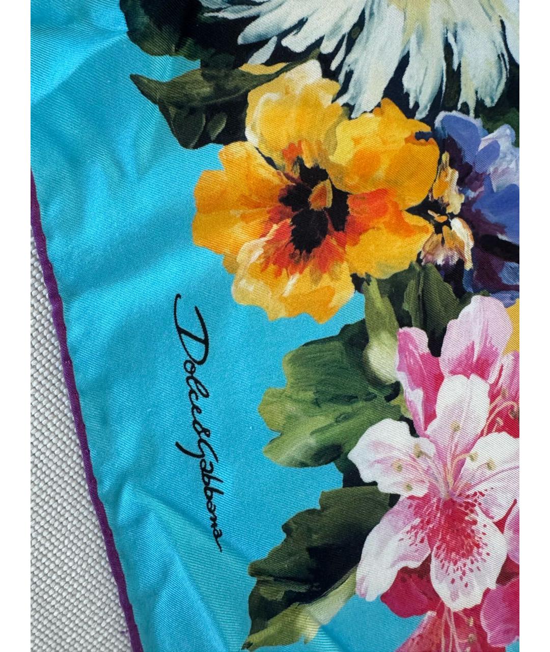 DOLCE&GABBANA Шелковый платок, фото 4