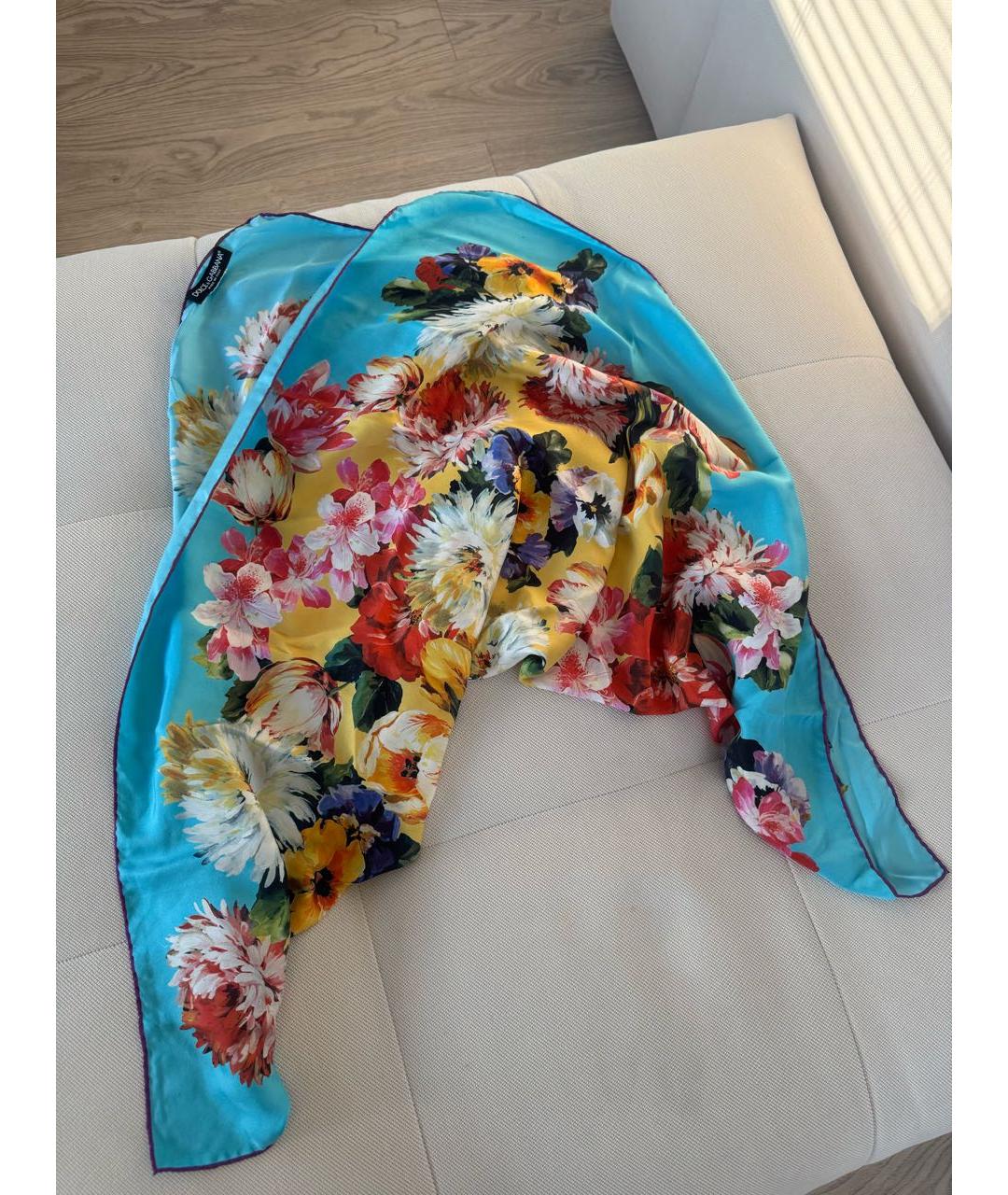 DOLCE&GABBANA Шелковый платок, фото 7