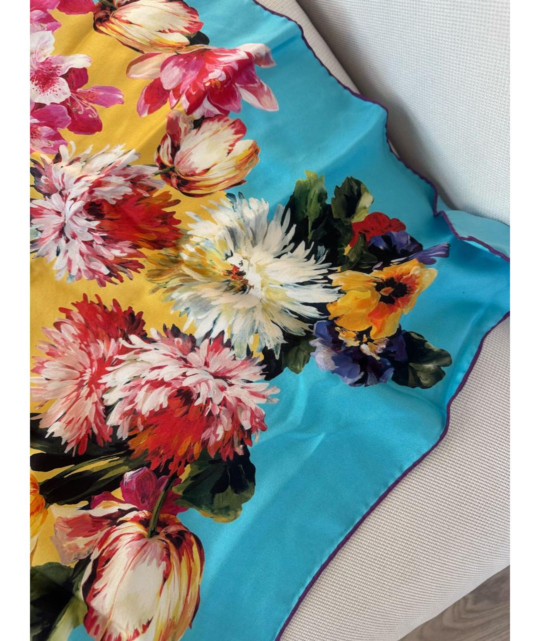 DOLCE&GABBANA Шелковый платок, фото 2