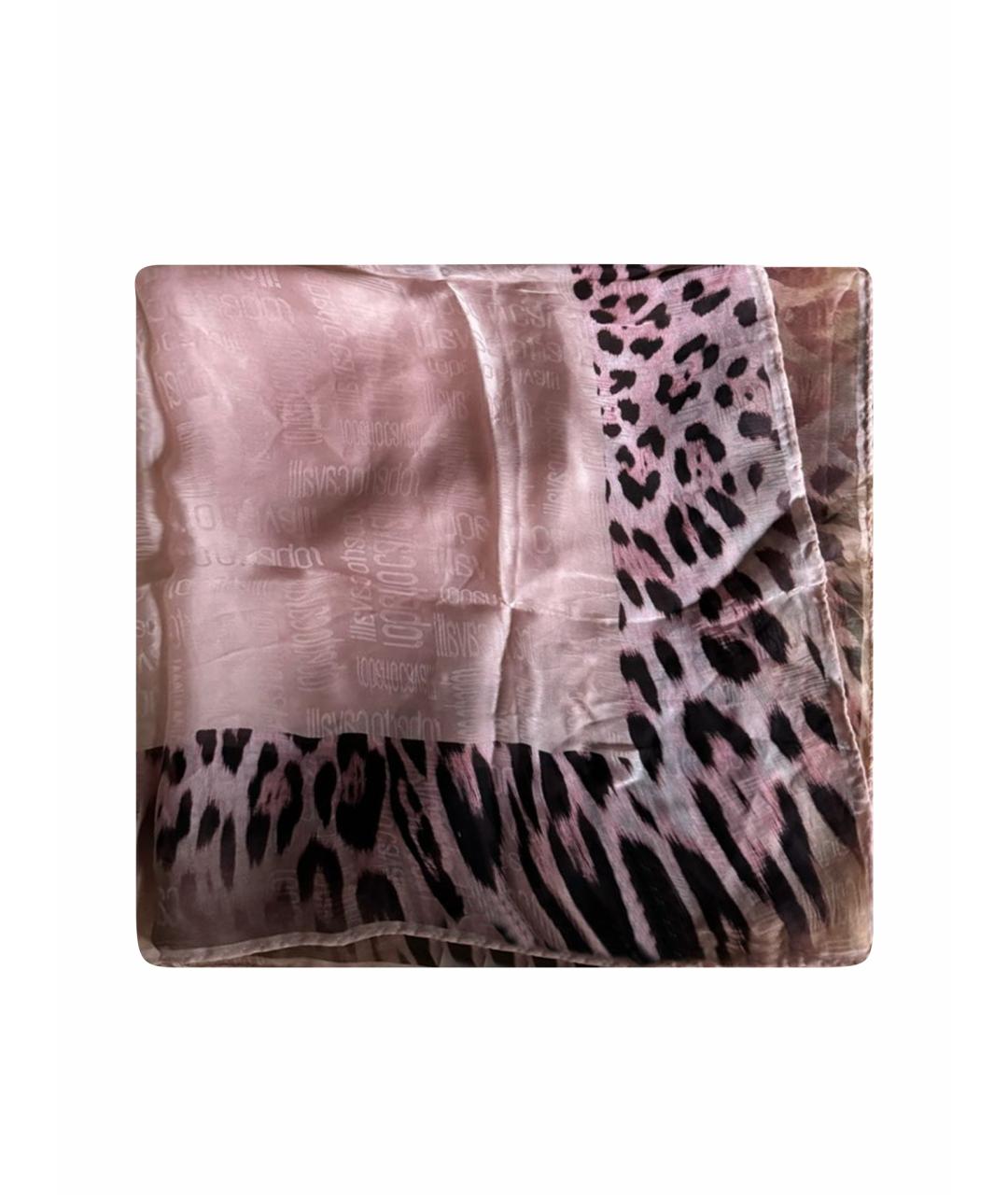 ROBERTO CAVALLI Розовый платок, фото 1