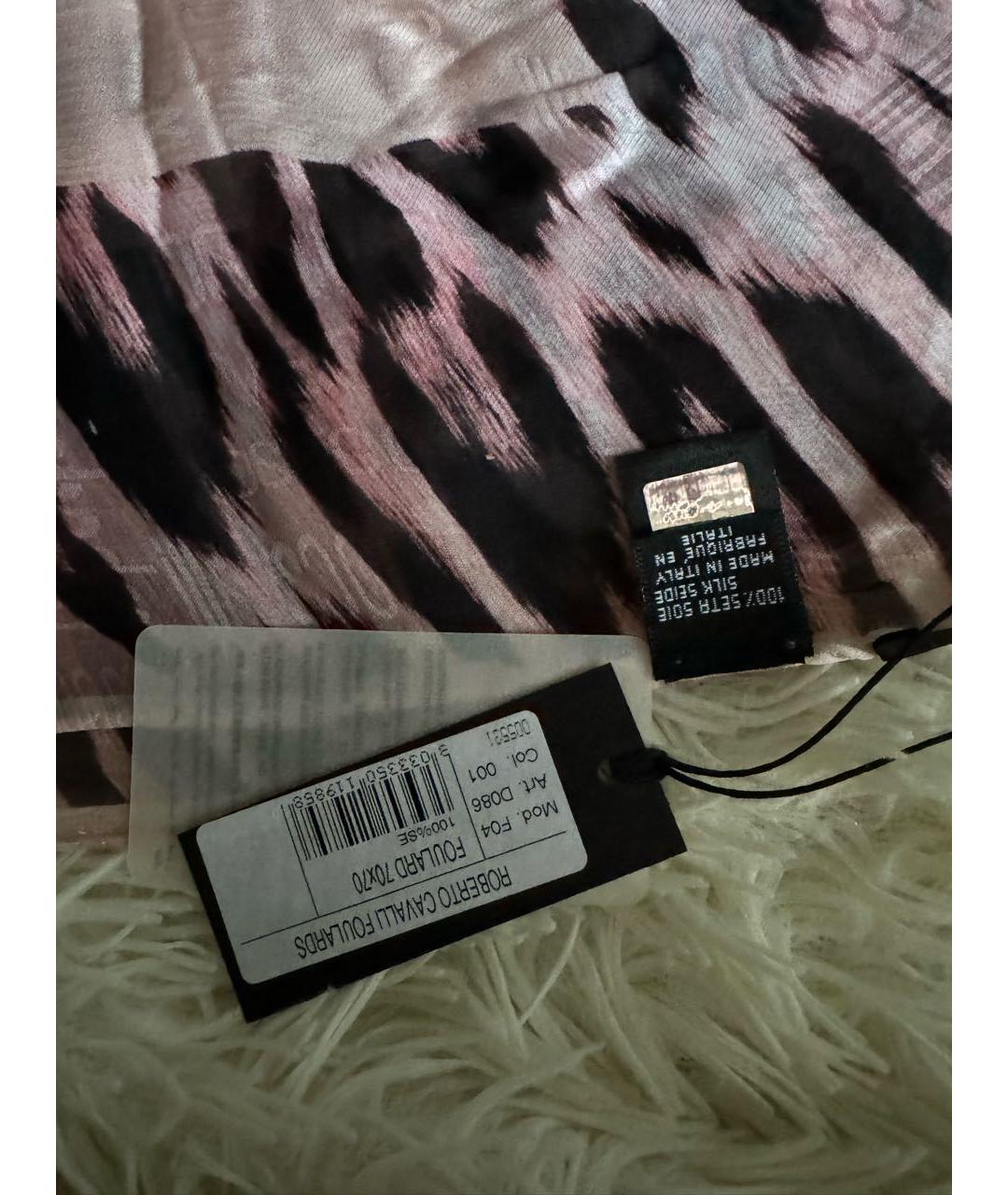 ROBERTO CAVALLI Розовый платок, фото 3