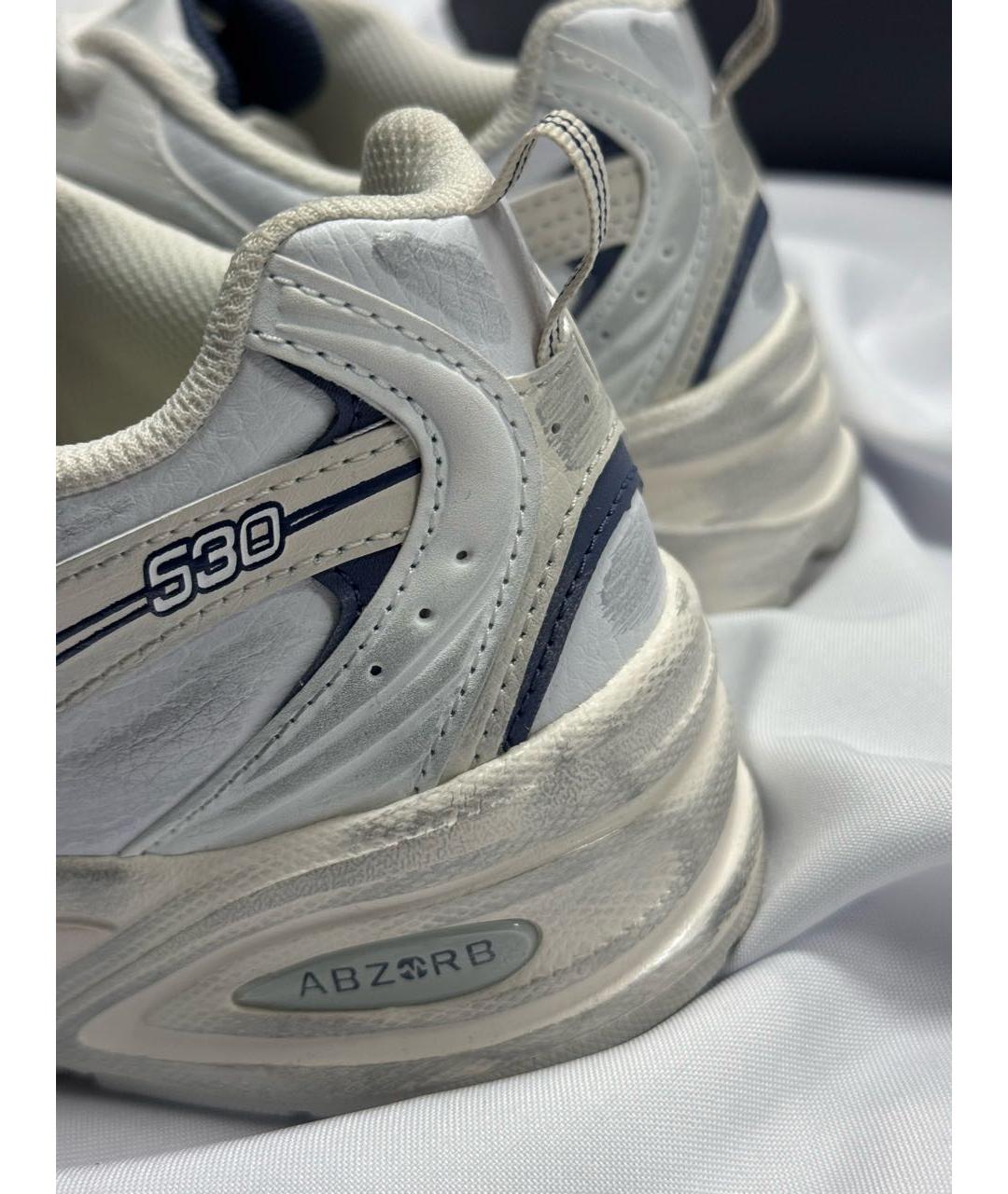 NEW BALANCE Серые синтетические кроссовки, фото 6