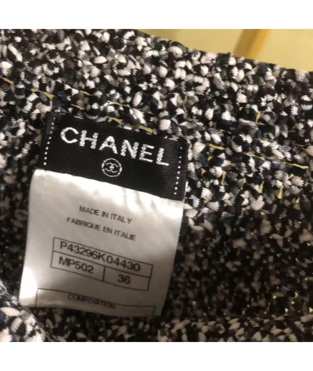 CHANEL Серая юбка мини, фото 5