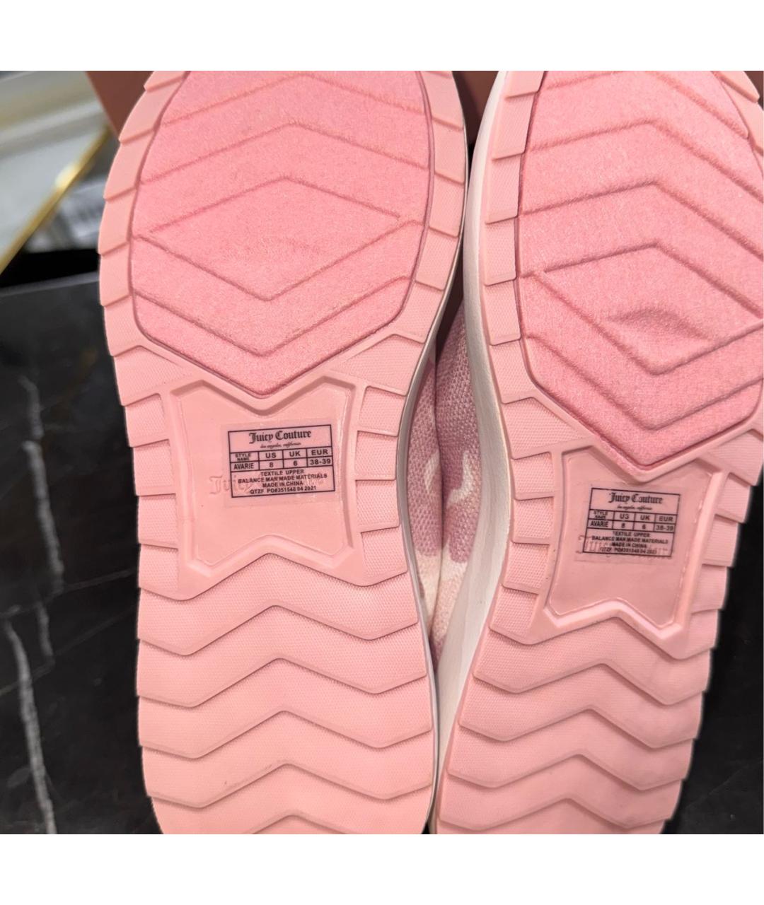 JUICY COUTURE Розовые кроссовки, фото 5