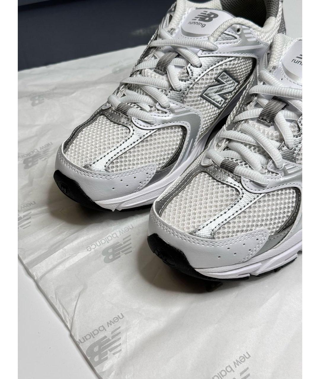 NEW BALANCE Белые синтетические кроссовки, фото 4