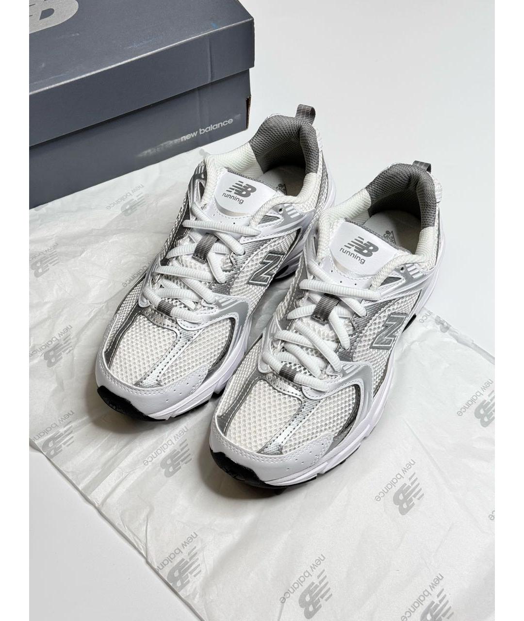 NEW BALANCE Белые синтетические кроссовки, фото 3