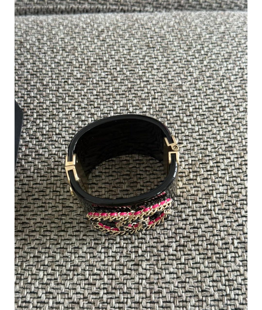 CHANEL Черный браслет, фото 6