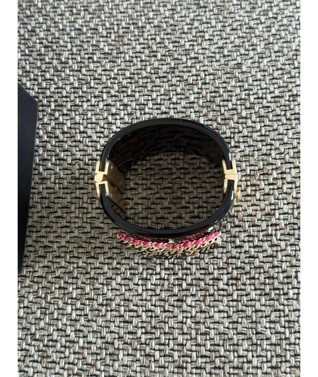 CHANEL Черный браслет, фото 5