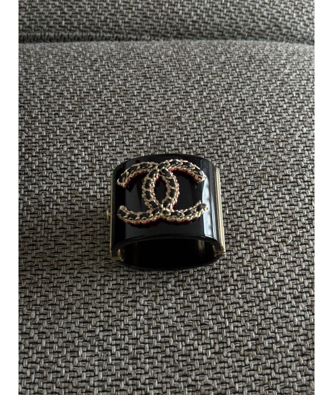 CHANEL Черный браслет, фото 7