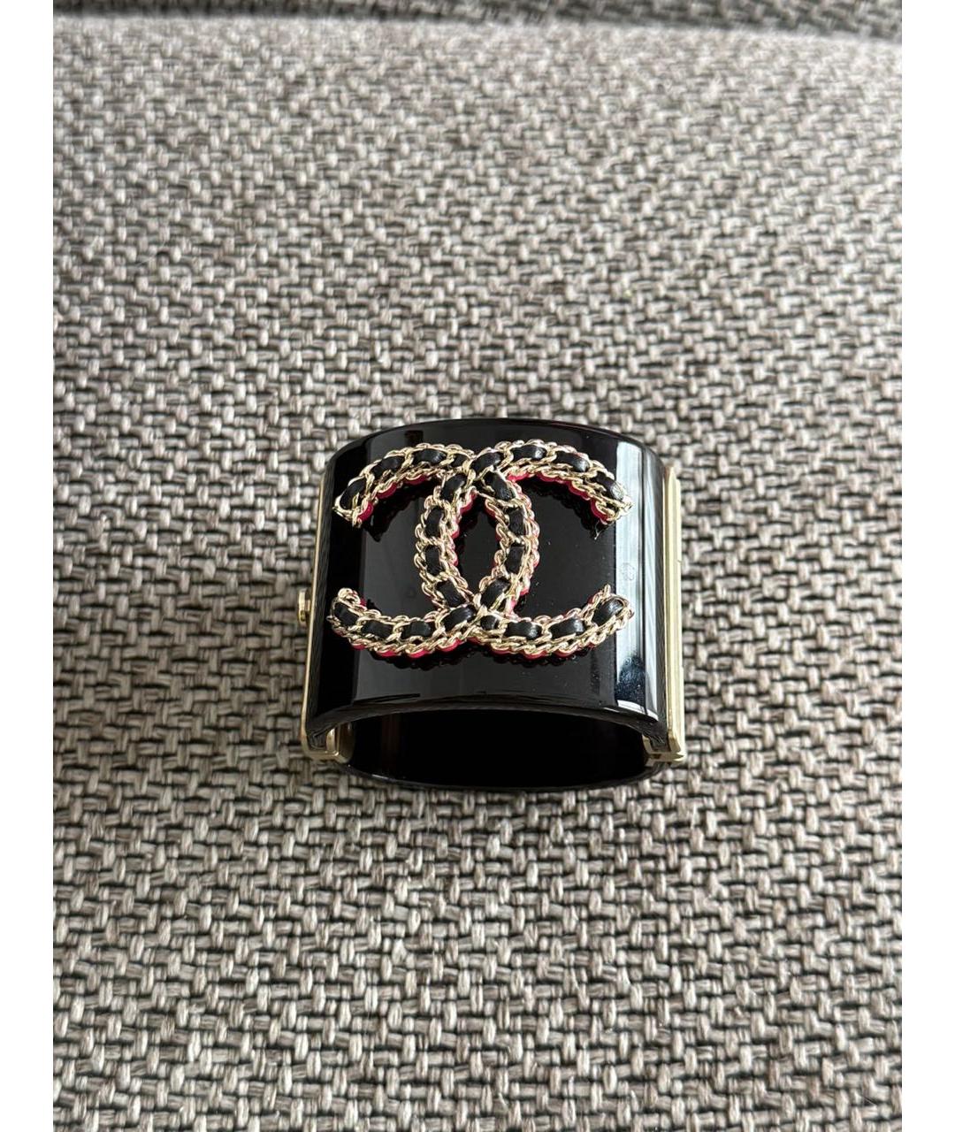 CHANEL Черный браслет, фото 8