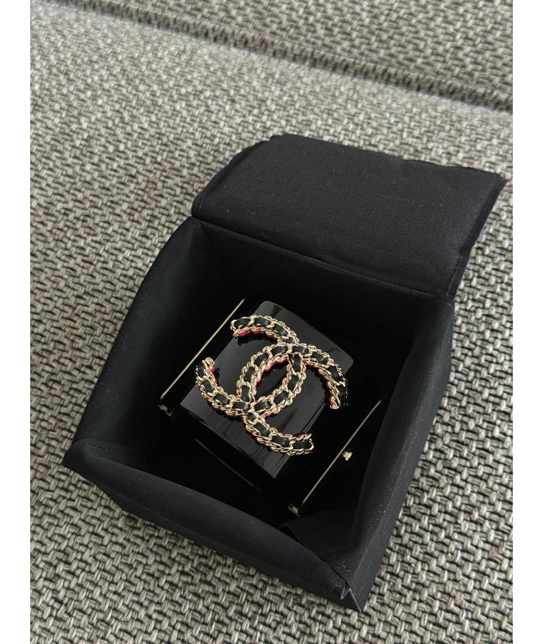 CHANEL Черный браслет, фото 2
