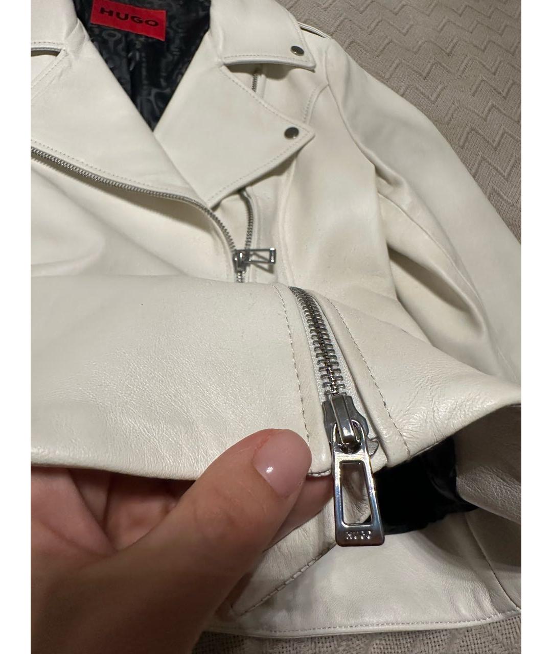 HUGO Белая куртка, фото 4