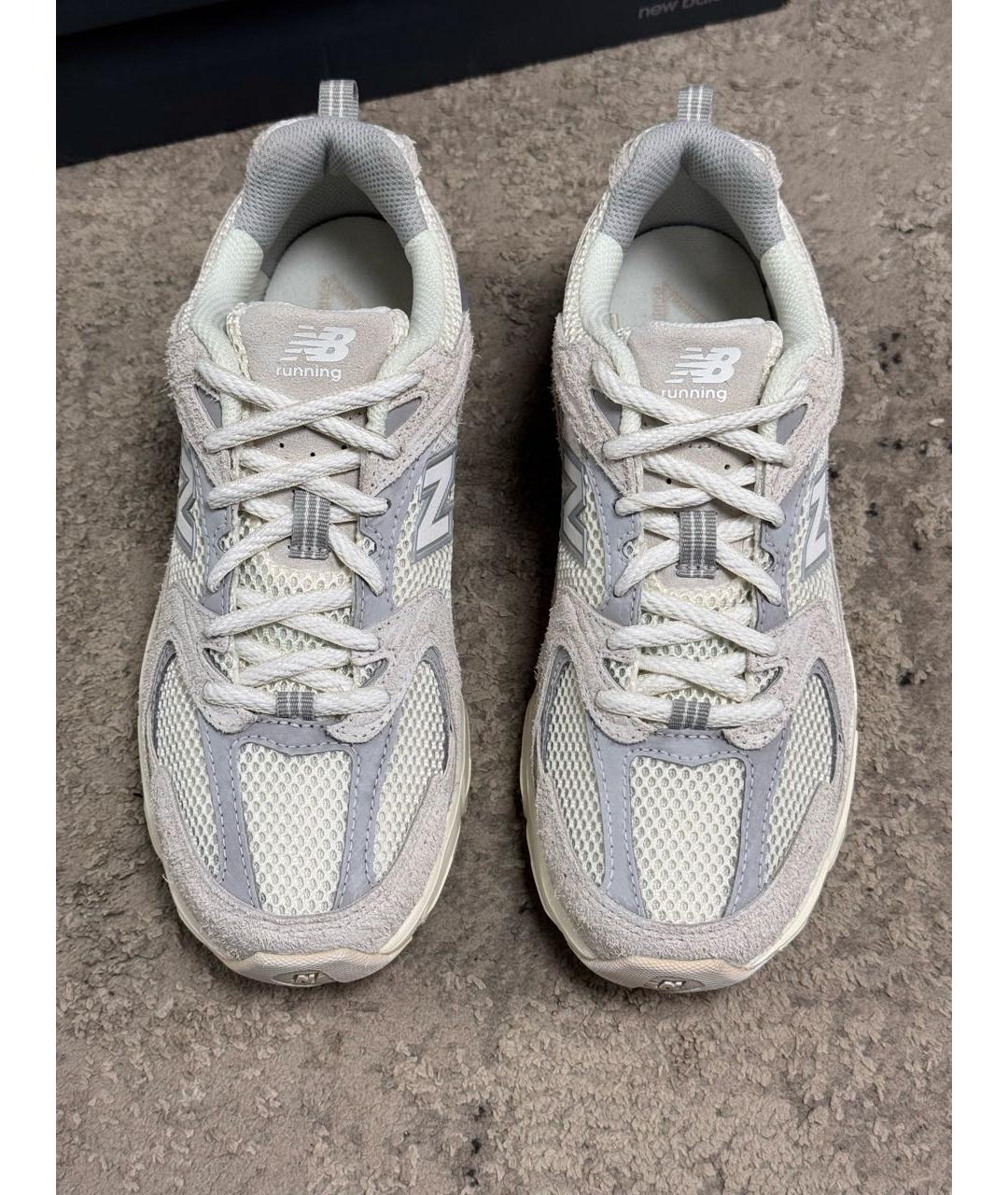 NEW BALANCE Бежевые синтетические кроссовки, фото 3