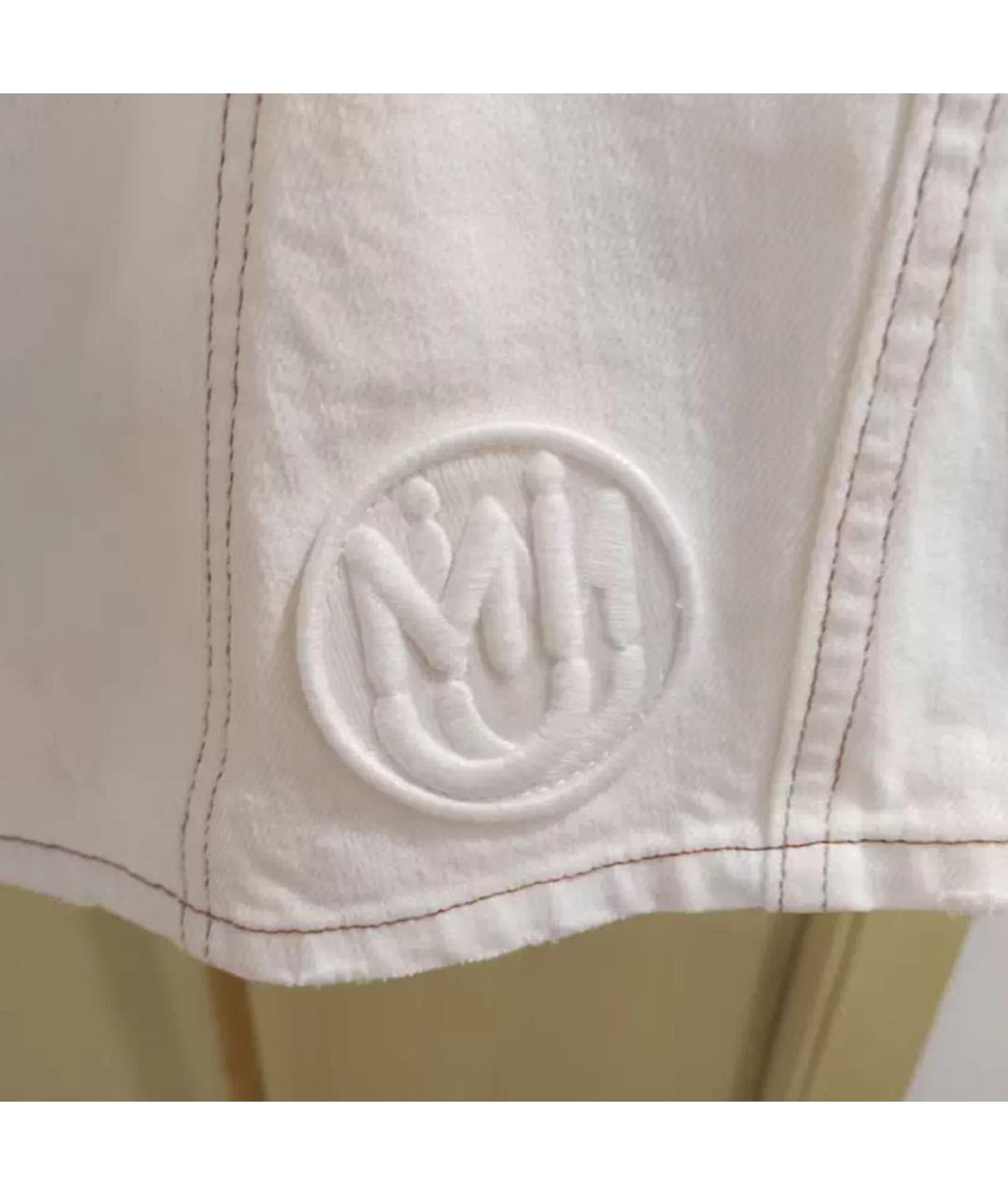 MIU MIU Белая юбка мини, фото 6