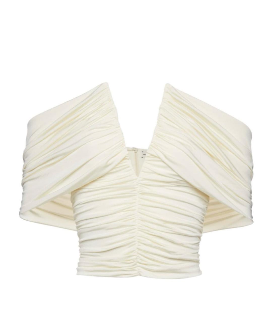 MAGDA BUTRYM Бежевая вискозная блузы, фото 1