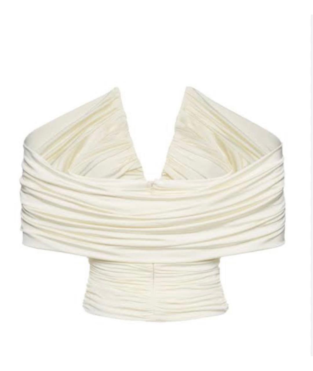 MAGDA BUTRYM Бежевая вискозная блузы, фото 2