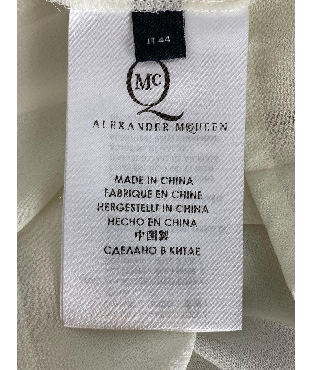 MCQ ALEXANDER MCQUEEN Полиэстеровая блузы, фото 4