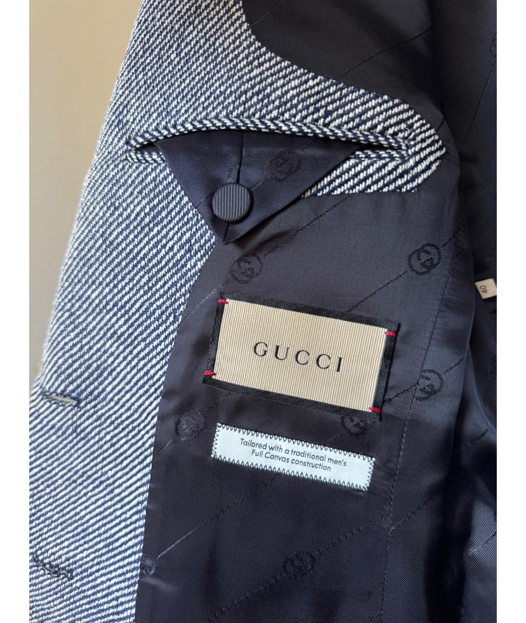 GUCCI Синий жакет/пиджак, фото 7