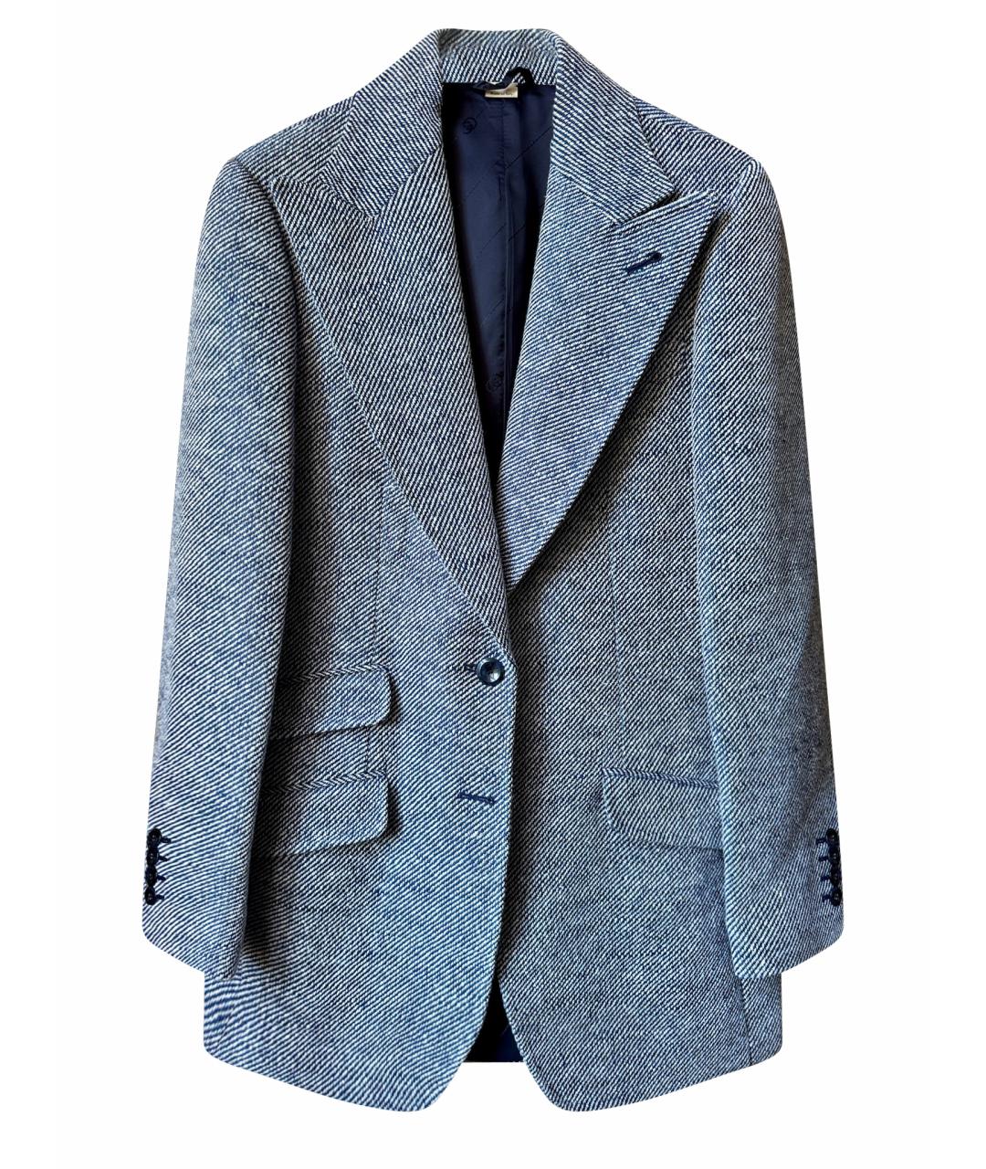 GUCCI Синий жакет/пиджак, фото 1