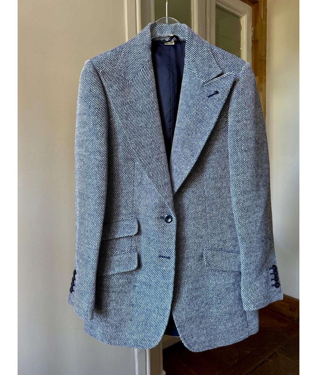 GUCCI Синий жакет/пиджак, фото 9