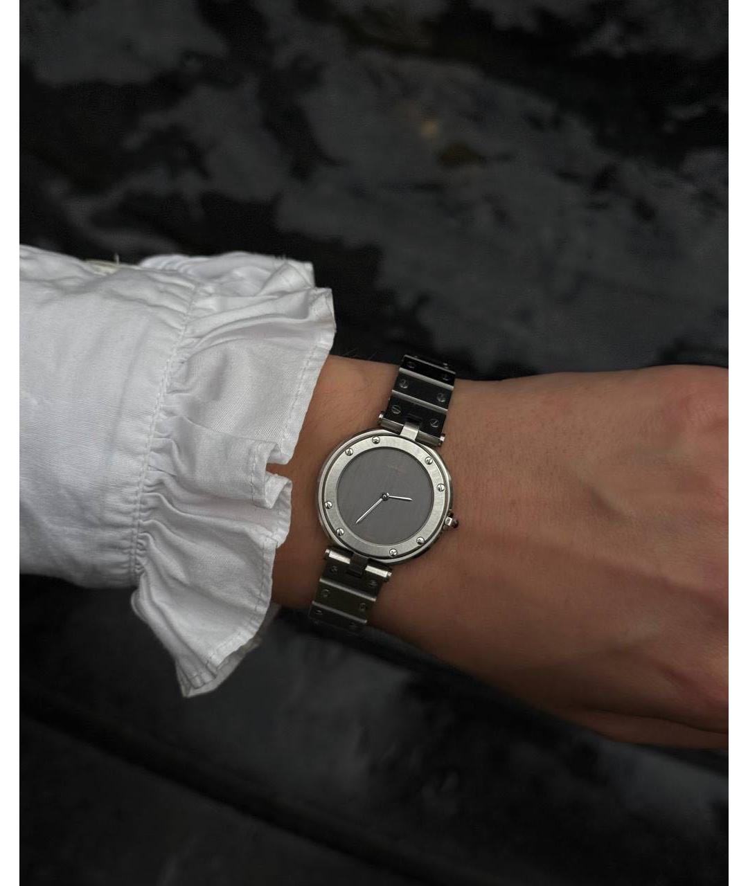 CARTIER Серебряные часы, фото 8