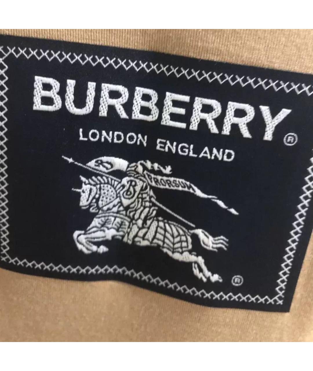 BURBERRY Коричневая футболка, фото 7