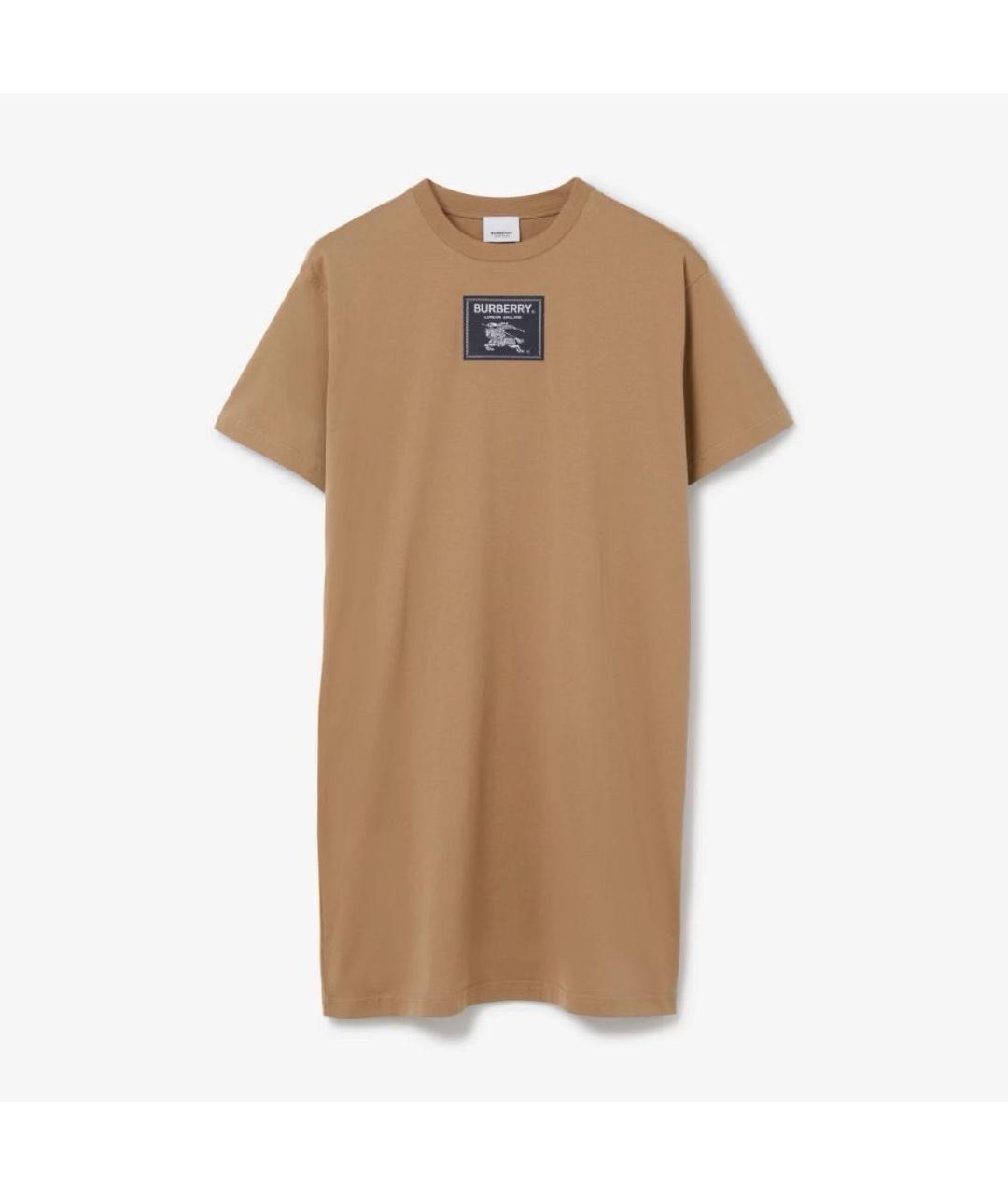 BURBERRY Коричневая футболка, фото 9