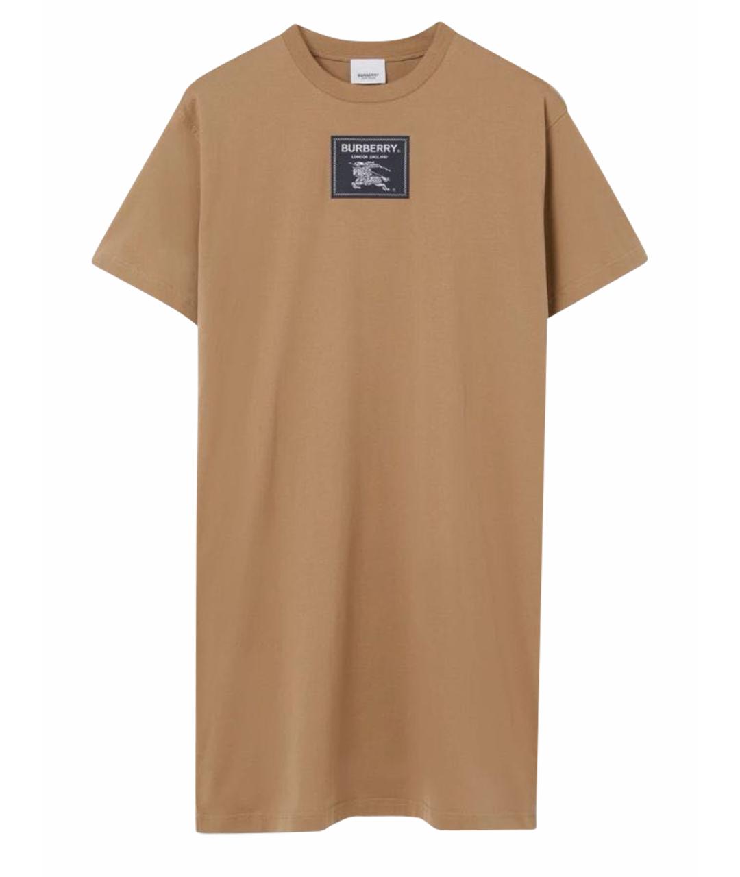 BURBERRY Коричневая футболка, фото 1