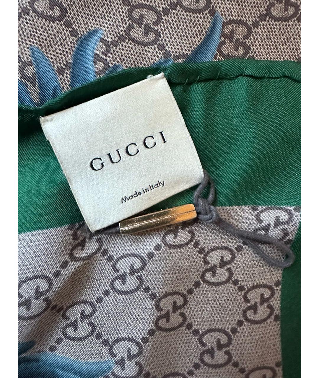 GUCCI Шелковый платок, фото 3