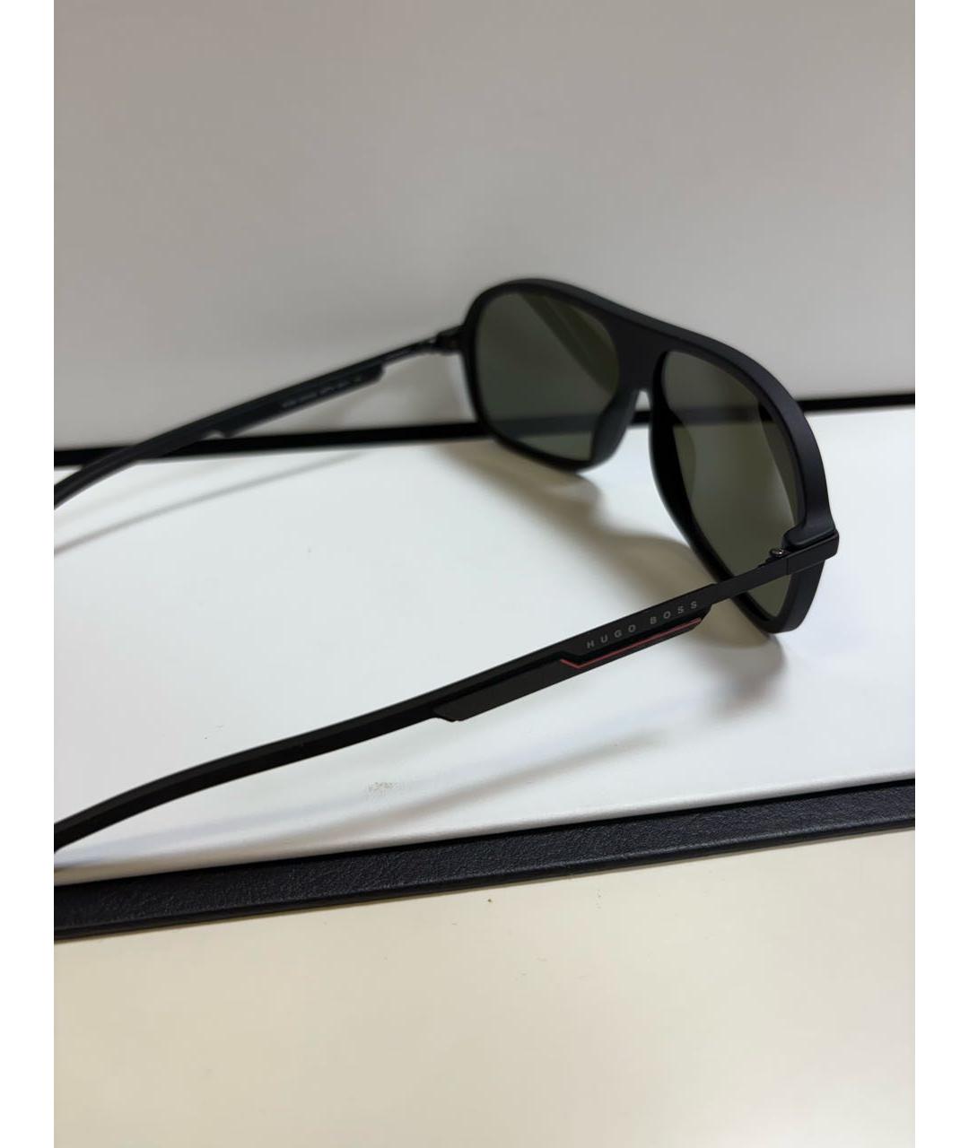 HUGO BOSS Черные пластиковые солнцезащитные очки, фото 6