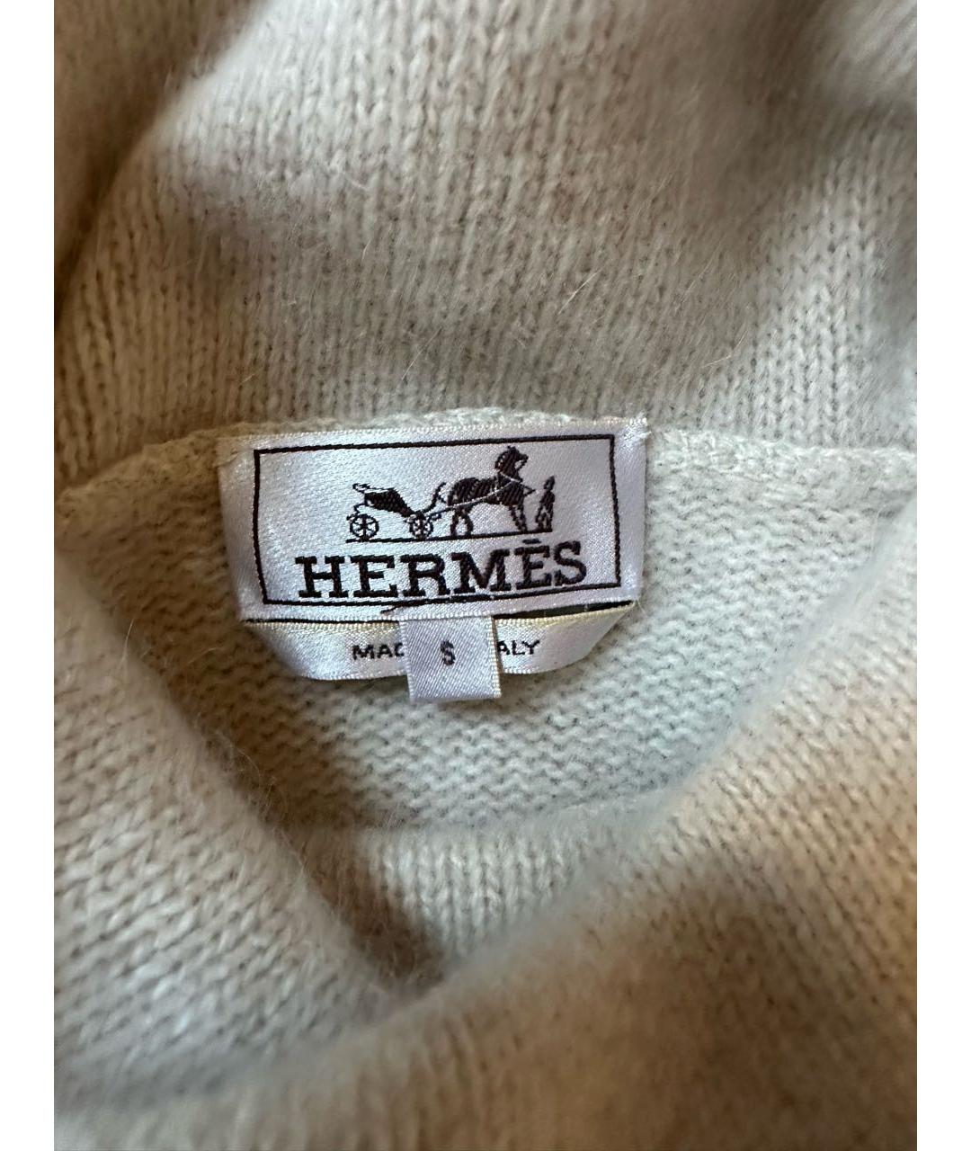 HERMES Бежевый джемпер / свитер, фото 3