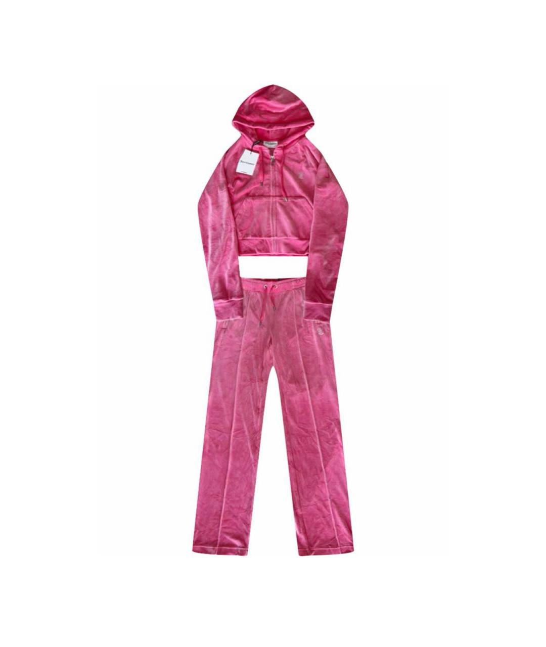 JUICY COUTURE Розовый полиэстеровый спортивные костюмы, фото 9