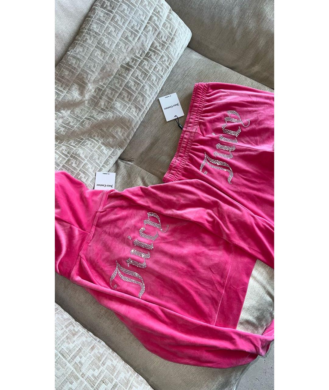 JUICY COUTURE Розовый полиэстеровый спортивные костюмы, фото 2