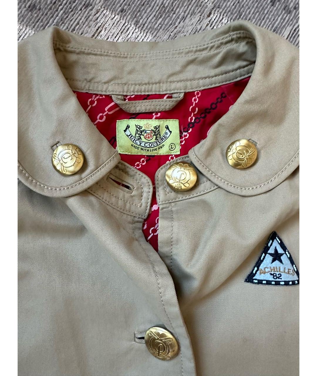 JUICY COUTURE Хаки тренч/плащ, фото 3