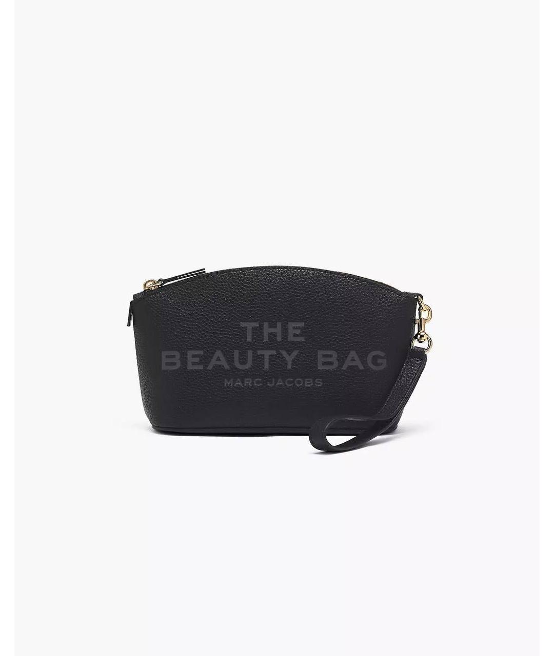 MARC JACOBS Черная кожаная косметичка, фото 5