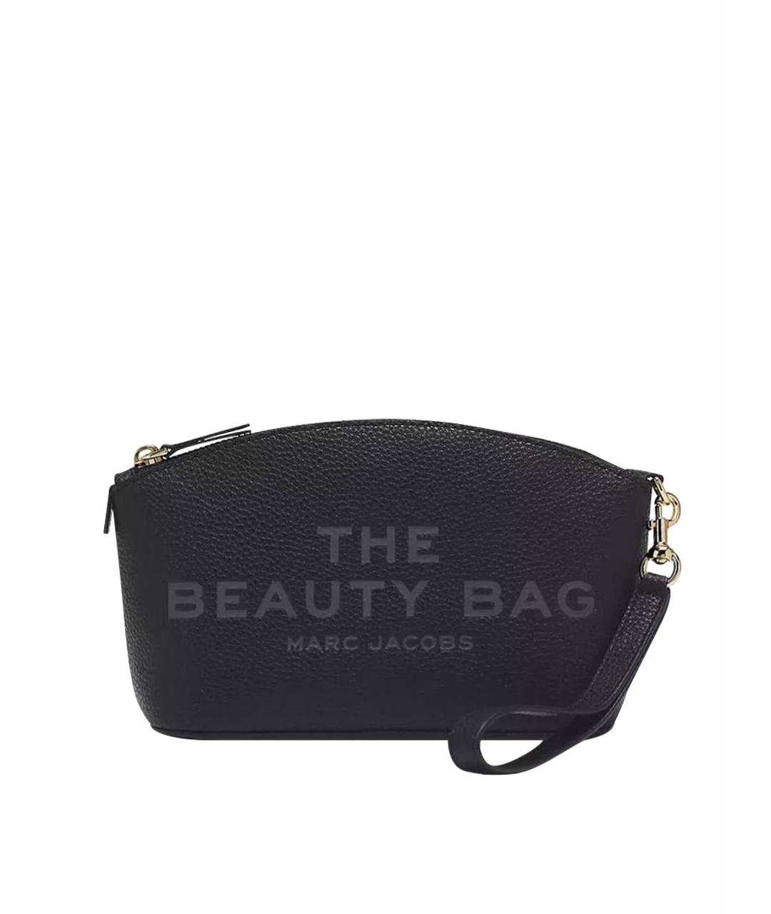 MARC JACOBS Черная кожаная косметичка, фото 1