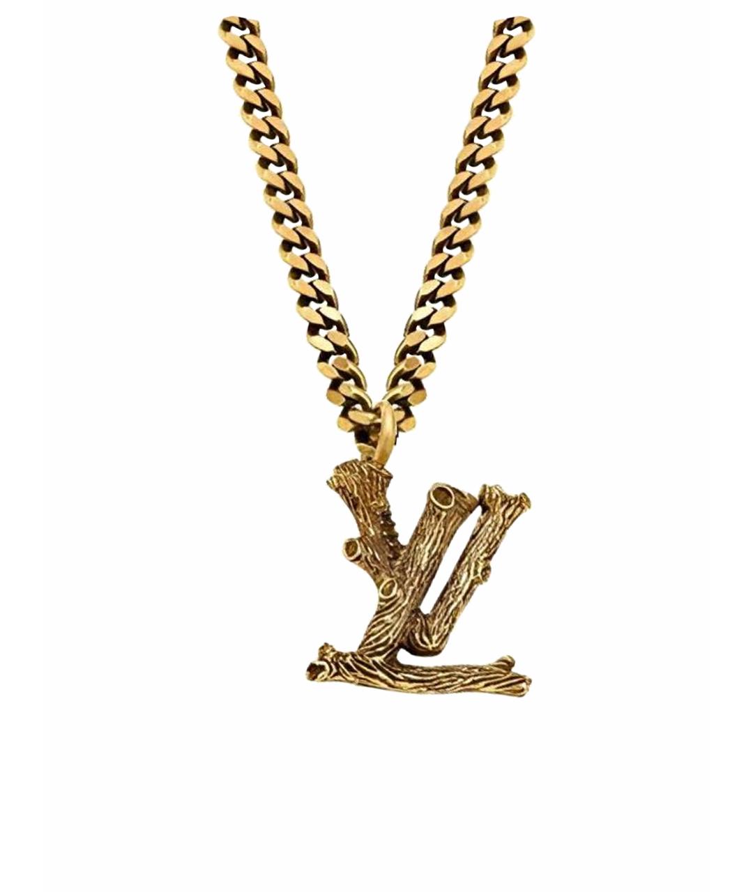 LOUIS VUITTON Золотая цепочка/подвеска, фото 1