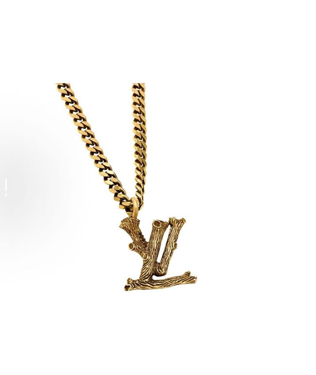 LOUIS VUITTON Золотая цепочка/подвеска, фото 3